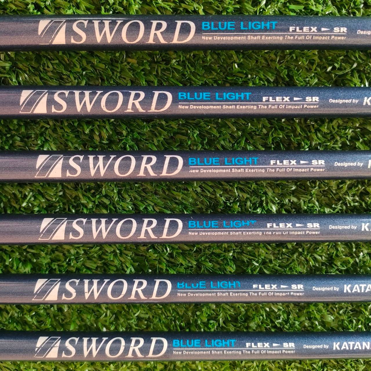 ชุดเหล็ก KATANA SWORD SL-550 มีเหล็ก 6-9 เเละ PW AW ก้าน SWORD BLUE LIGHT FLEX SR ชุดเหล็กตัวตึง!! ตีง่ายและได้ระยะมากๆ ตีไกลกว่าเหล็กทั่วไปอย่างเห็นได้ชัด!! ไม้กอล์ฟมือสอง ของแท้ BY NakaraLuxurious