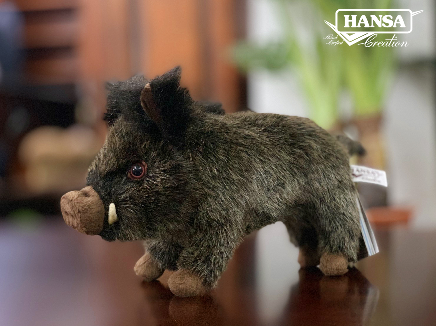 2830 Wild Boar 29 cm. L - ตุ๊กตาลูกหมูป่า