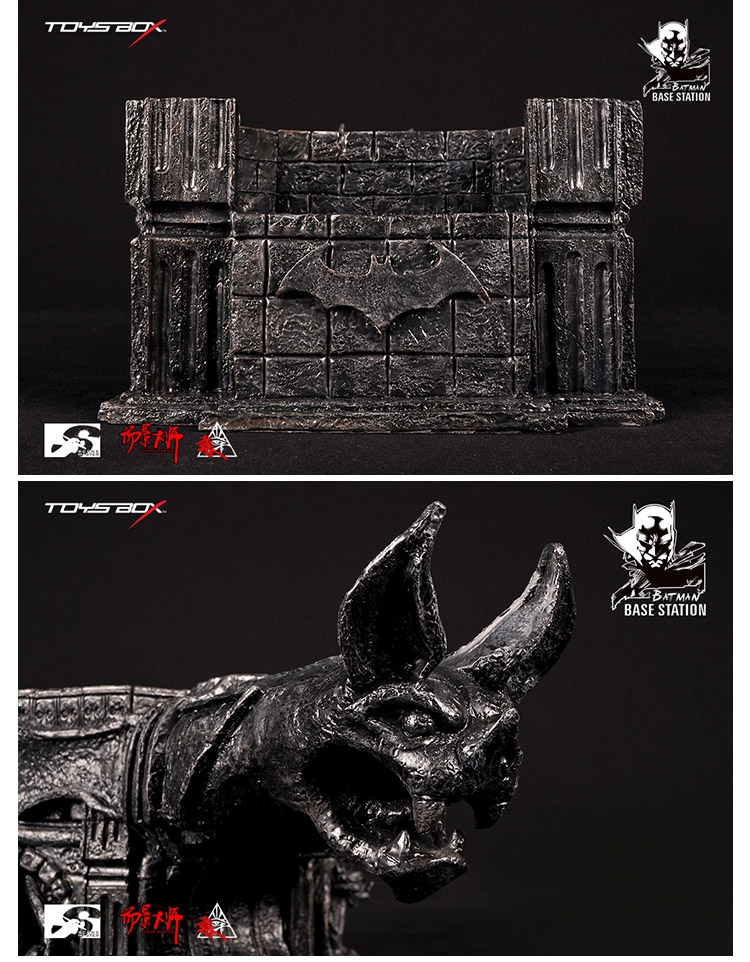 [สั่งจอง] ฐานหัวกากอยแนวโกธิค เหมาะสำหรับอัศวินราตรี Toys box SM001 1/6 Bat Base Station
