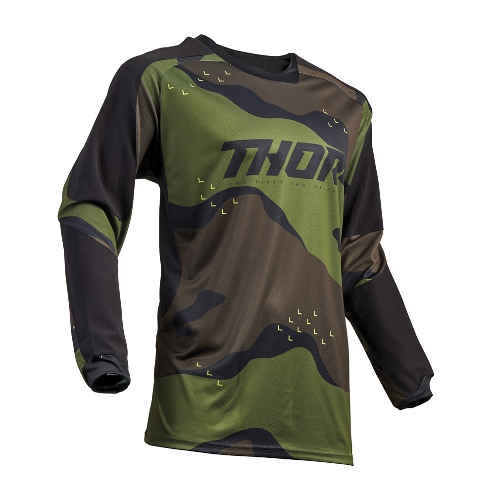 เสื้อ THOR 2020 TERRAIN JERSEY - GREEN CAMO