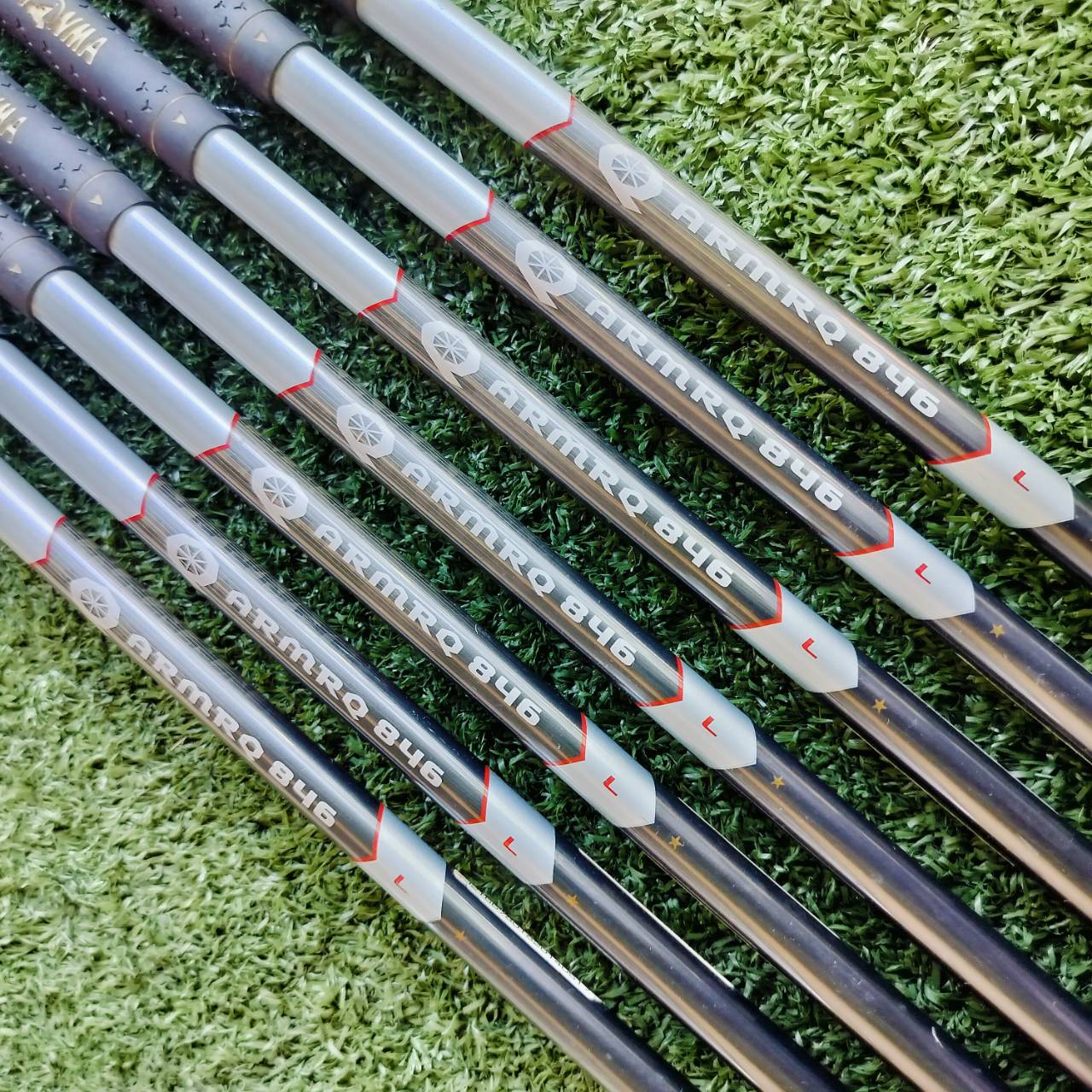 ***ไม้กอล์ฟผู้หญิงพรีเมี่ยม*** ชุดเหล็ก HONMA TM 504C ก้าน ARMRQ 846 FLEX L **1ดาว** เป็นก้านถักพรีเมี่ยมสูงสุดของญี่ปุ่น ไม้กอล์ฟพรีเมี่ยมมือสอง ของแท้ By NakaraLuxurious