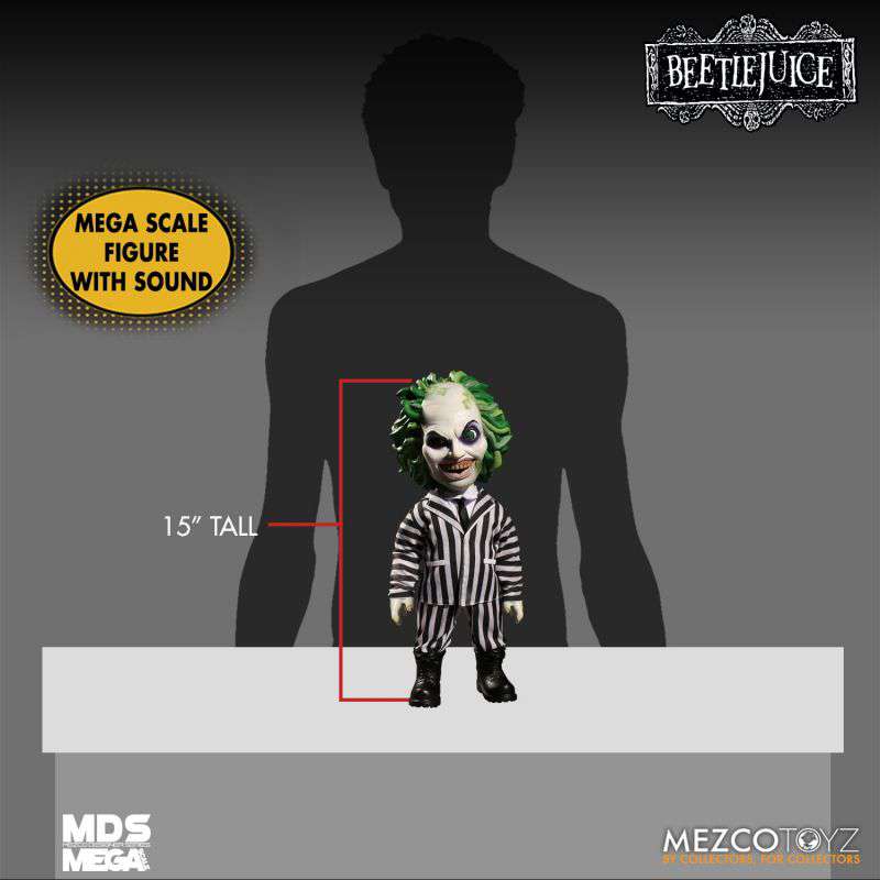 [สั่งจอง] Mezco MDS Mega Scale Talking 15" : Beetle Juice