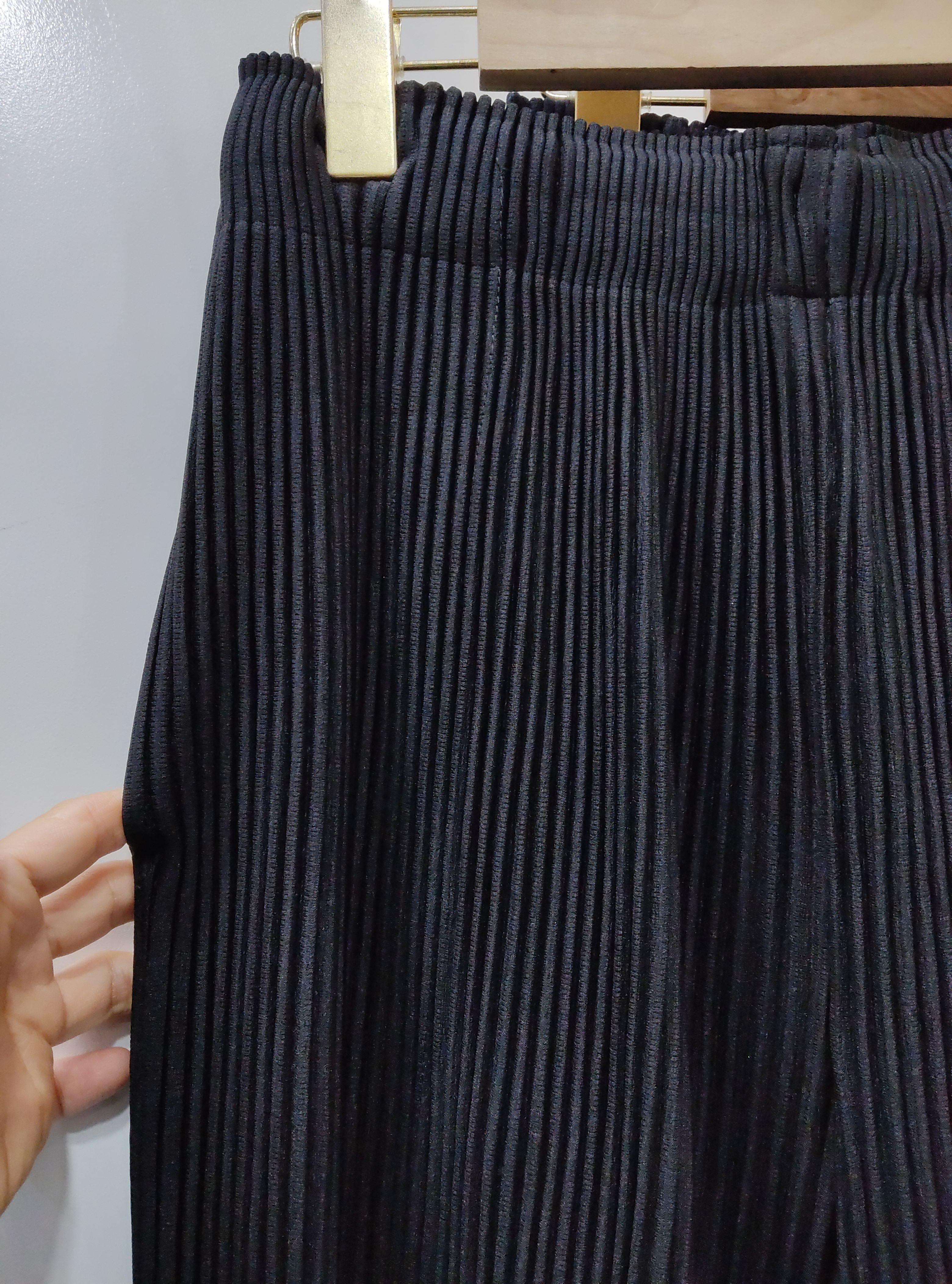 UNISEX ยาว 37.5 นิ้ว 2MUAY รุ่น GM0745 กางเกงอัดพลีท THICK TAPERED PLEATED PANTS 5 สี FREE SIZE