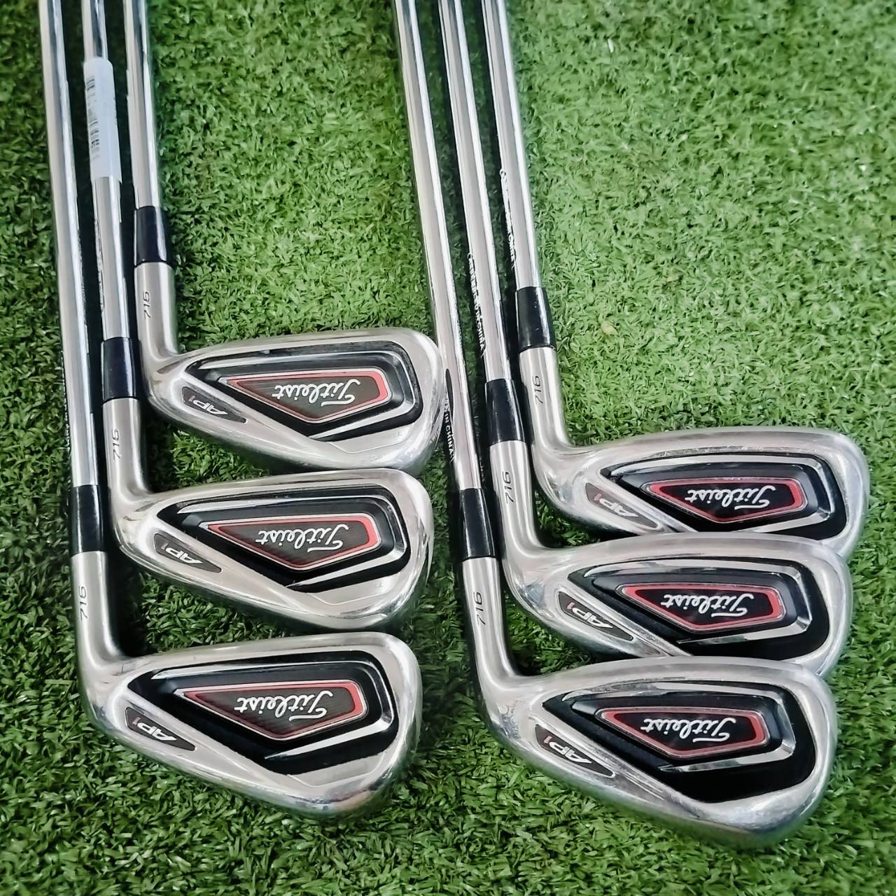ชุดเหล็ก TITLEIST AP1 716 มีเหล็ก 5 6 7 8 9 PW ก้าน N.S.PRO 950 GH FLEX R ไม้กอล์ฟพรีเมี่ยมมือสอง ของแท้ By NakaraLuxurious