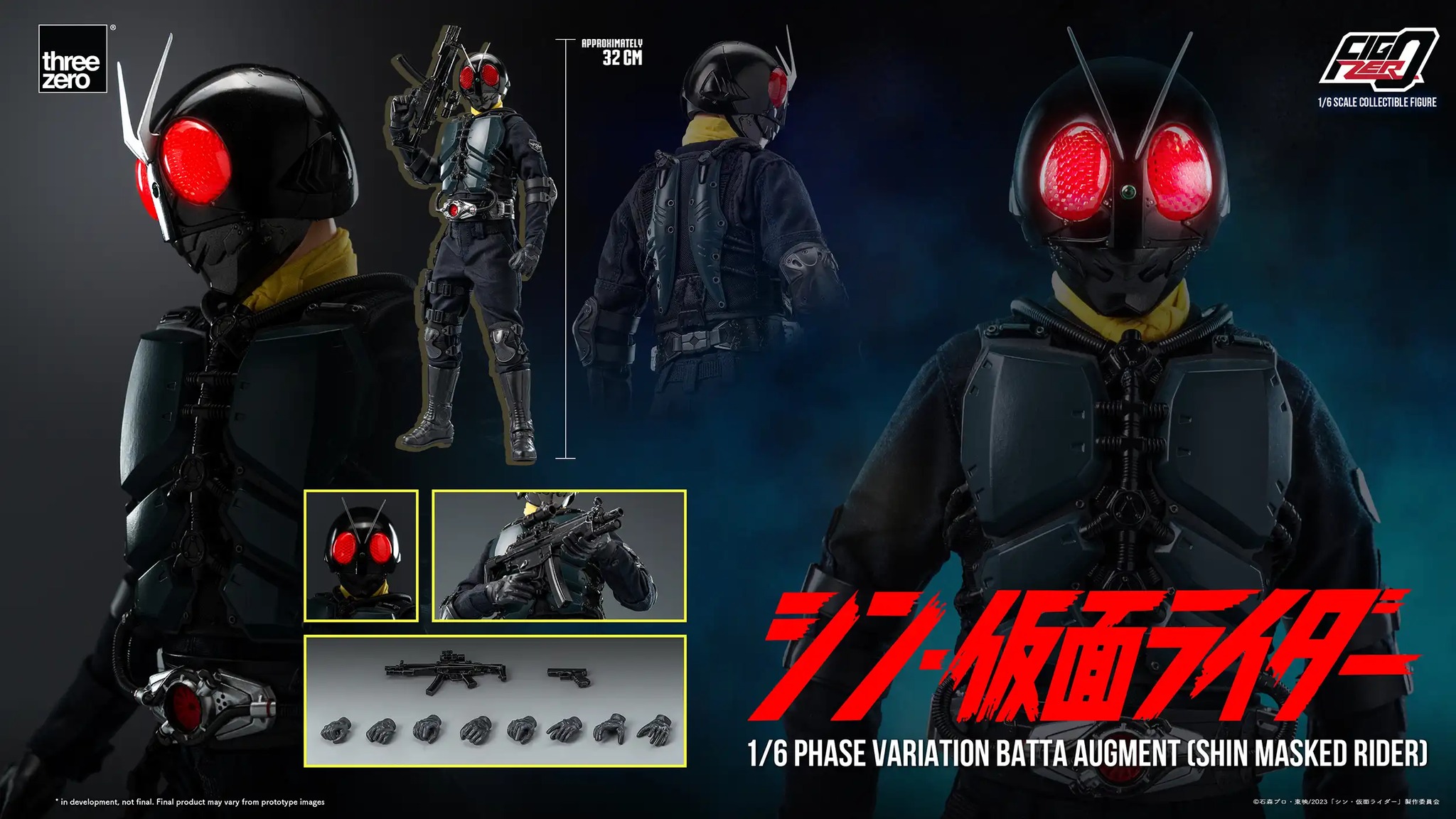 [สั่งจอง]Threezero 1/6 : SHIN MASKED RIDER FigZero (SHIN MASKED RIDER)