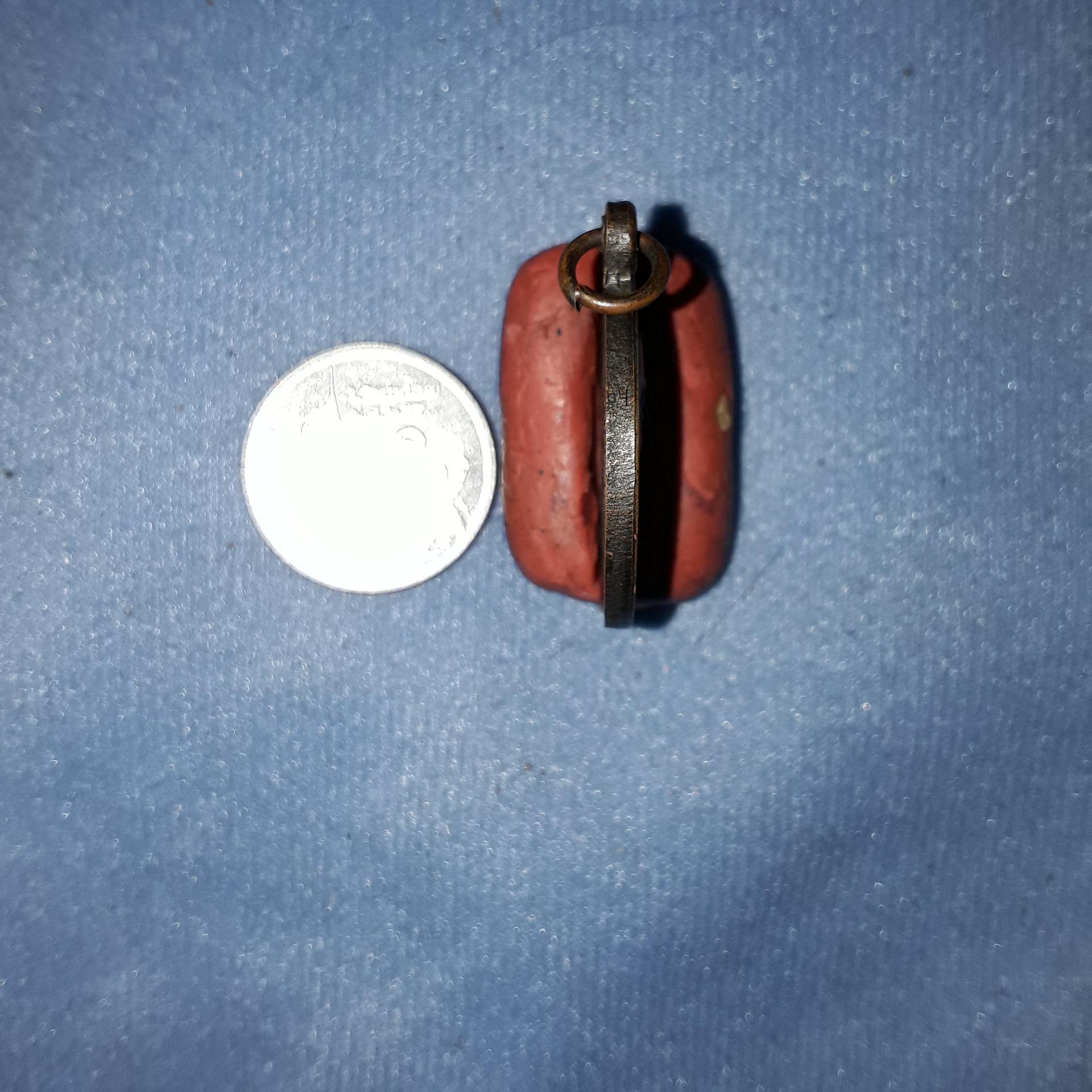 เหรียญ ท่าน พระ ครู กาญจนาวิหารคุณ วัด กาญจนาราม ค.บางพระ อ.ปากพนัง จ.นครศรีธรรมราช พ.ศ.๒๕๔๓ รุ่น1