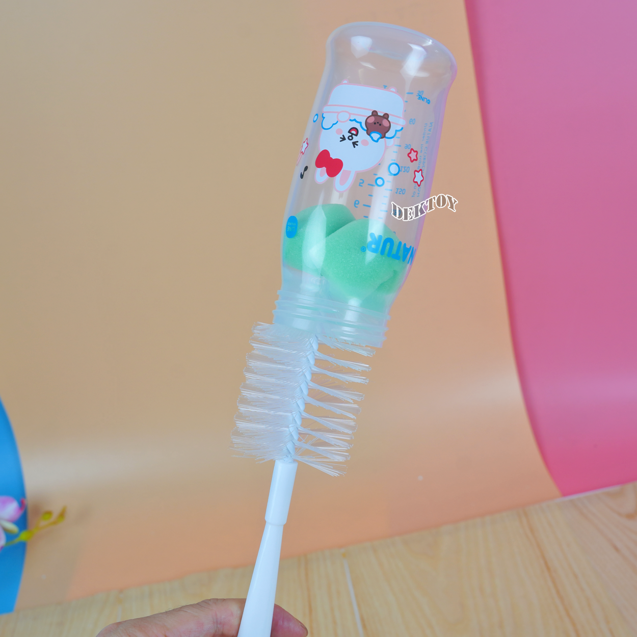 แปรงล้างขวดนมหัวฟองน้ำ B&G 6922