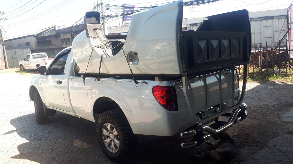 กระบะสแตนเลส ไททัน ทำสีพร้อมติดตั้งครับ