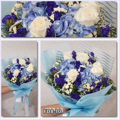 FD8-10 : ช่อกุหลาบ,ไฮเดรนเยีย