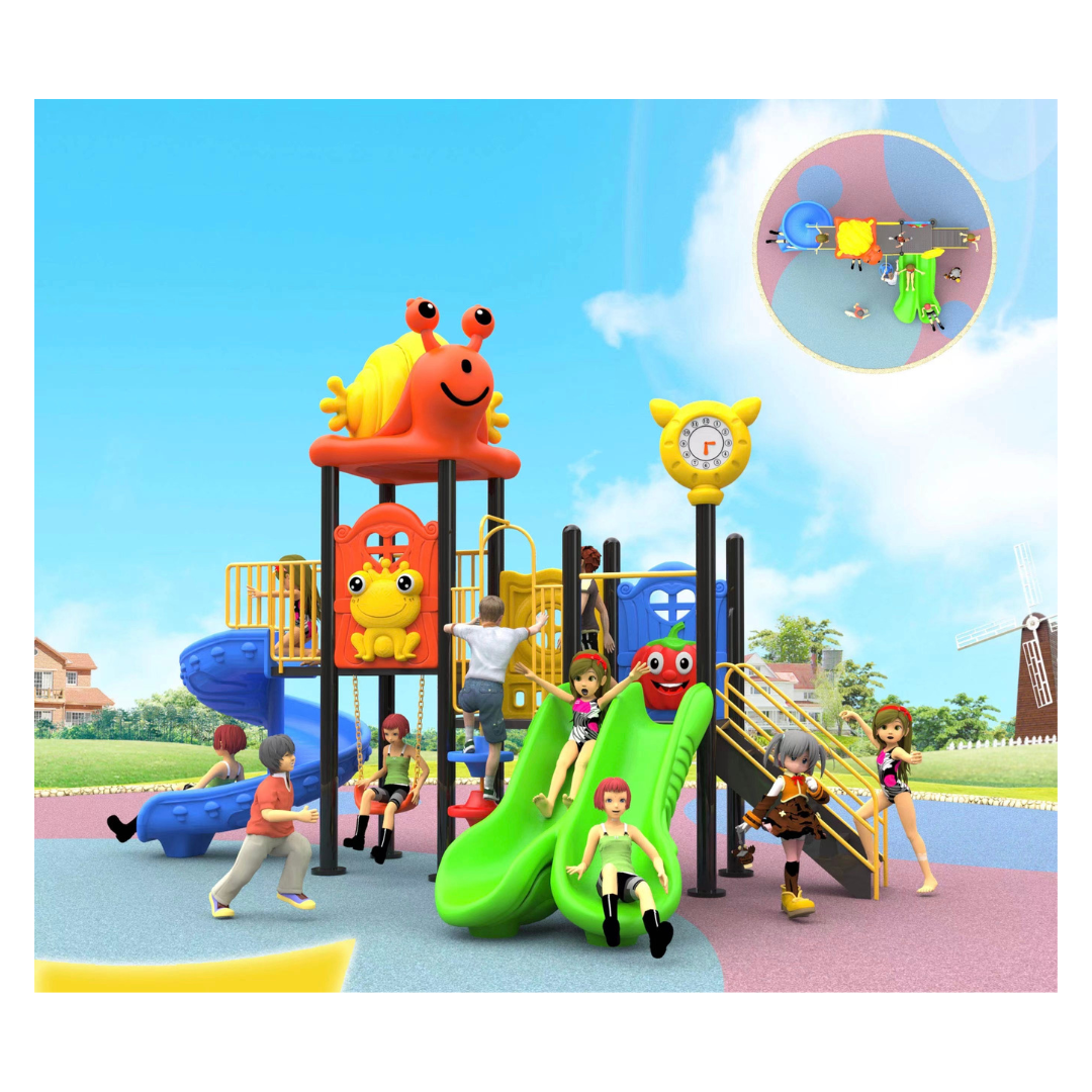 เครื่องเล่นสนามกลางแจ้ง ในร่ม, ชุดหหอยทากกับเสานาฬิกา,ครุภัณฑ์สนามเด็กเล่น,งบ.สพฐ,โครงการโรงเรียนประชารัฐ, playground,สไลเดอร์,ของเล่นเสริมพัฒนาการ,เครื่องเล่นสนาม, สนามเด็กเล่น