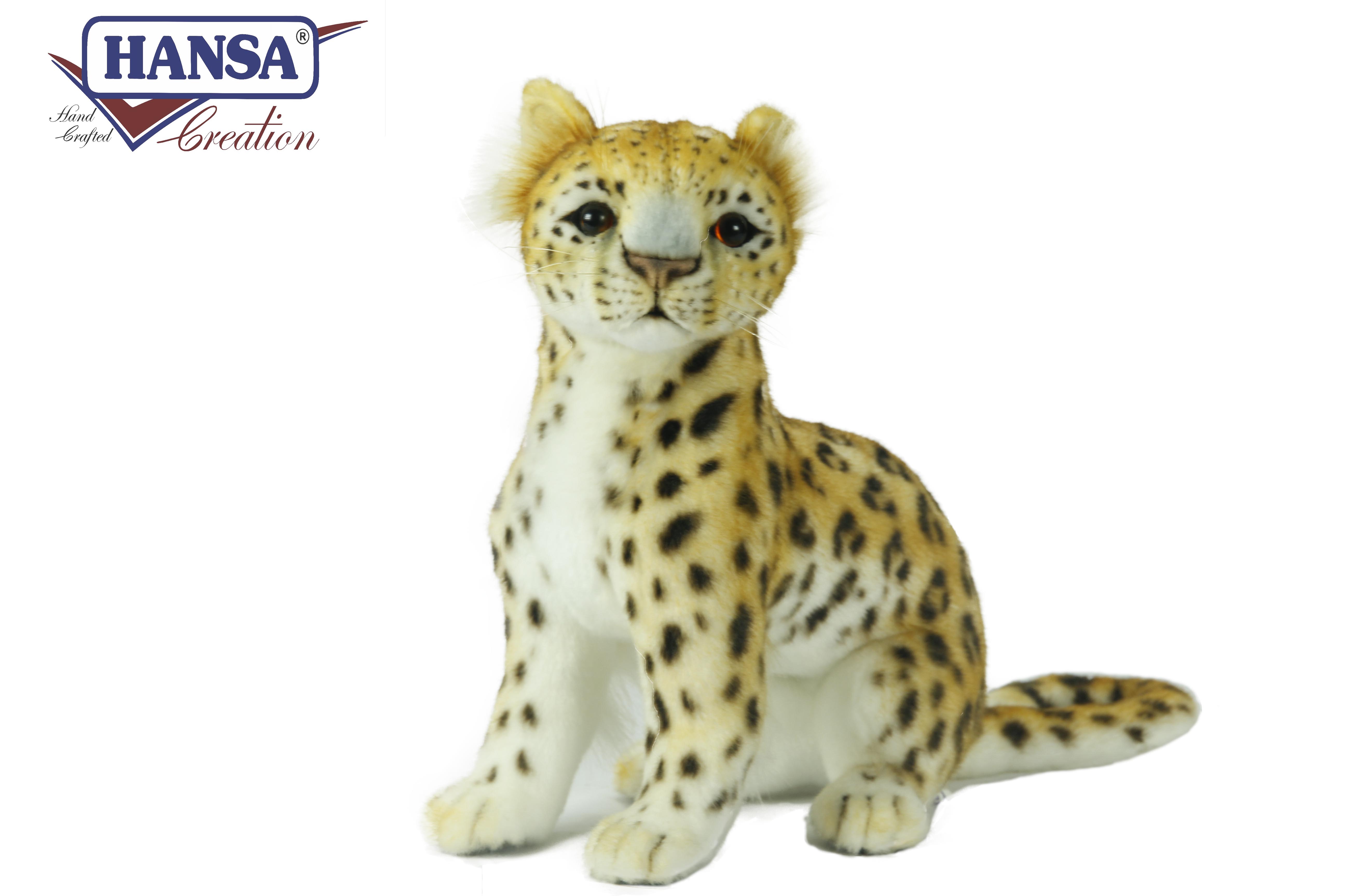 7068 Leopard Sitting 27 cm.H