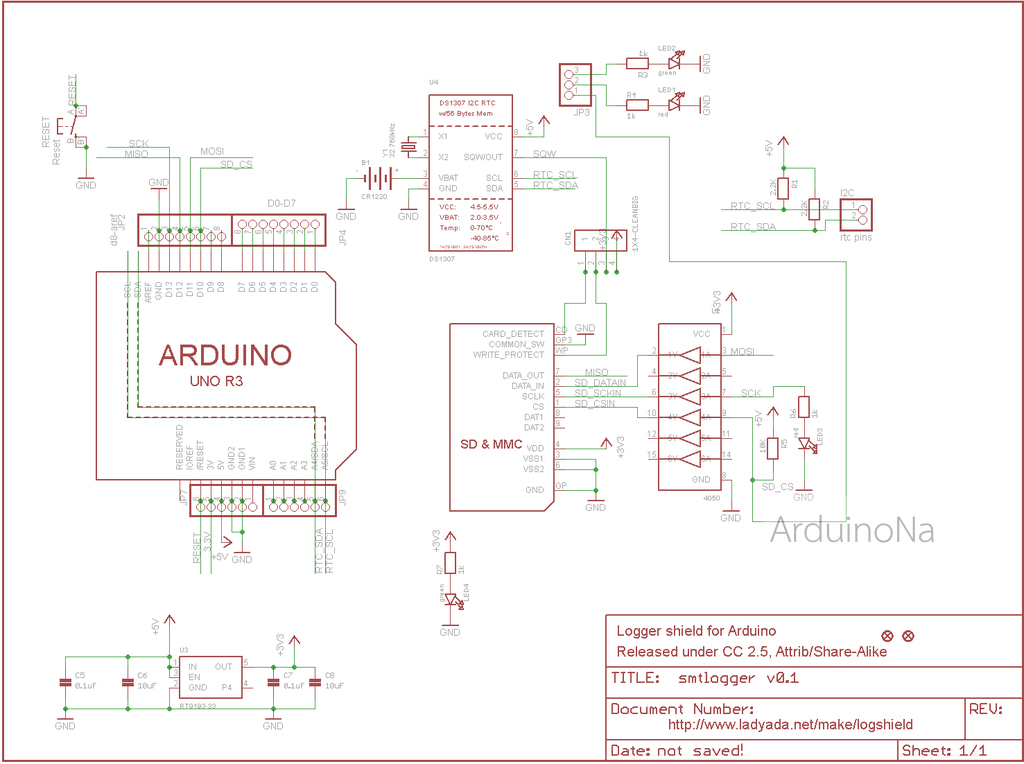 Data Logger Shield บันทึกข้อมูลลง sd card และ Real-time clock