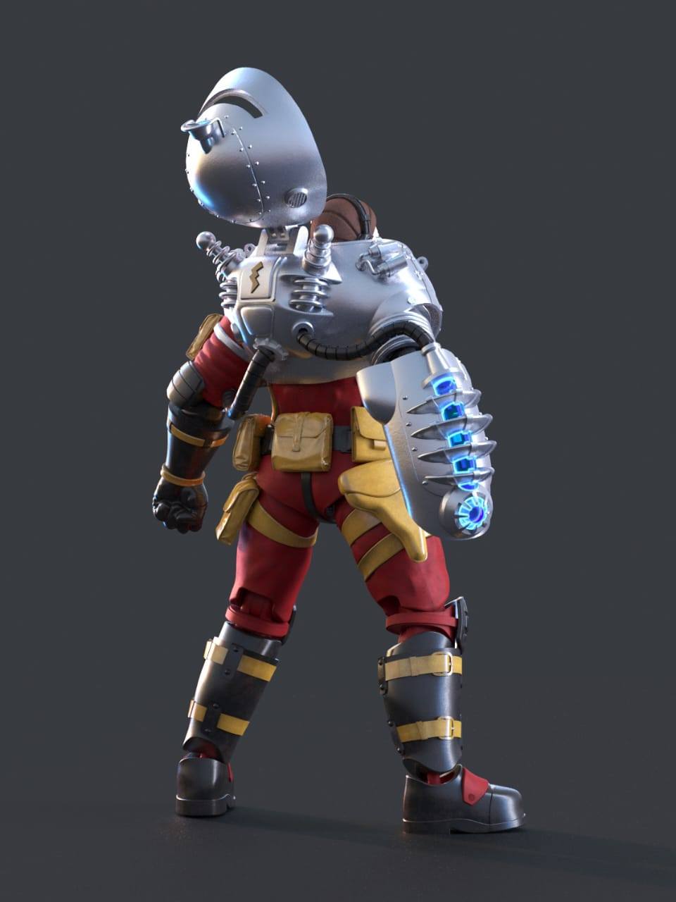 [พร้อมส่ง] Border Model BA-001 1/12 : TESLA TROOPER (16.5Cm) (โมเดลคิท ต้องนำไปประกอบ)