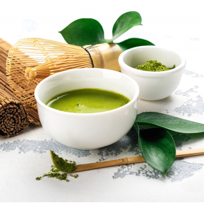 ผงชาเขียวมัทฉะแท้ เกรดพรีเมี่ยมสูตรเข้มข้น Matcha tea Powder สำหรับชงดื่มและทำขนม ไอศกรีม เบเกอรี่ แบ่งจำหน่าย 100 g.