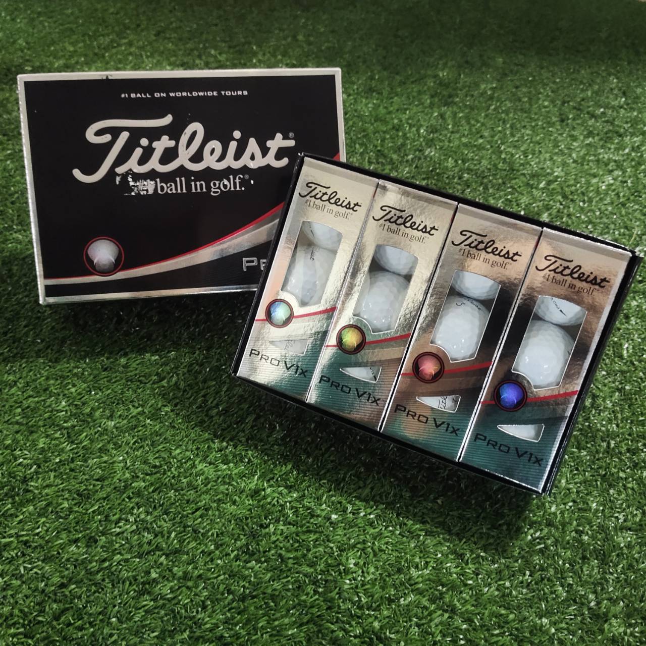 ลูกกอล์ฟ Titleist Pro V1x โครงสร้าง 3 ชั้น ราคาตามป้าย 2,650 บาท วันนี้ 1,389 บาท
