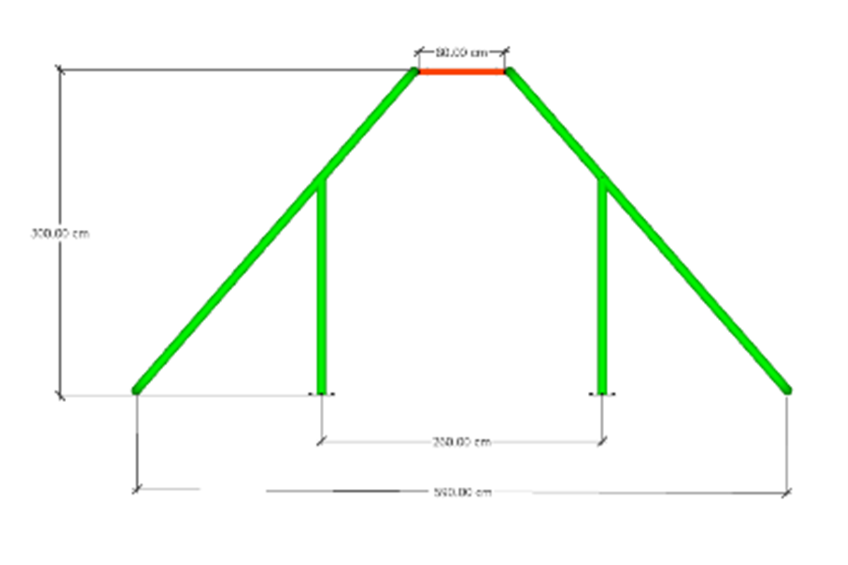 เครื่องเล่นสนามกลางแจ้ง ชุดปีนป่ายเชือก 2 ด้าน เหล็ก 2.5 นิ้ว ,ปีนป่ายเชือก L,ปีนปายเชือกเสริมพัฒนาการ,เครื่องเล่นสนาม, สนามเด็กเล่น ,เครื่องเล่นสนามเหล็ก สั่งผลิต 10-20 วัน
