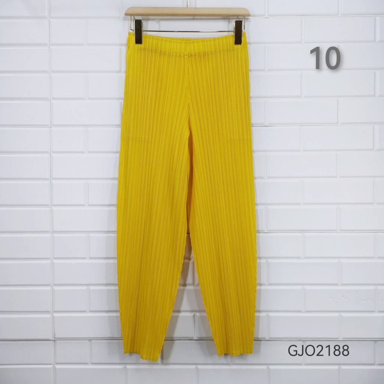 ยาว 34นิ้ว!! 2MUAY รุ่น GJO2188 กางเกงผู้หญิง กางเกงอัดพลีทคุณภาพ 12สี FREE SIZE CASUAL FIT PLEATES PANTS