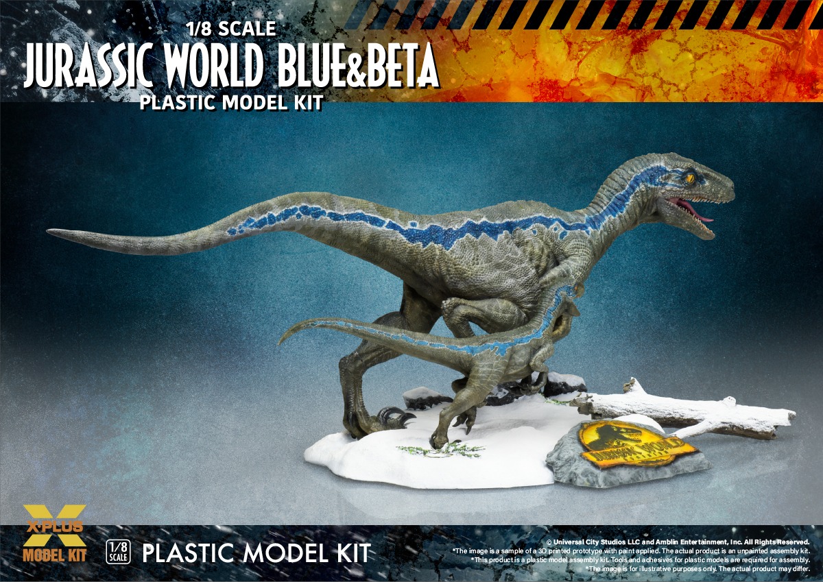 [สั่งจอง] X-Plus 1/8 : Blue & Beta (Jurassic World Dominion) [Model Kit]