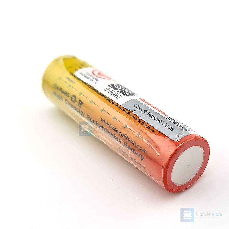ถ่าน 18650 Vapcell V2.0 3600mAh (แท้ มี มอก.)