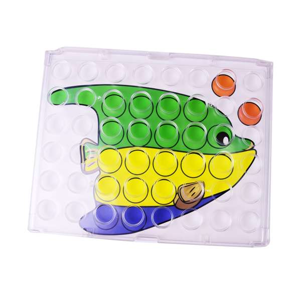 ชุดตัวต่อโมเสคลูกกระดุมสีสัน, ของเล่นเสริมพัฒนาการ, ของเล่นเด็กอนุบาล, สื่อการสอนเด็กอนุบาล