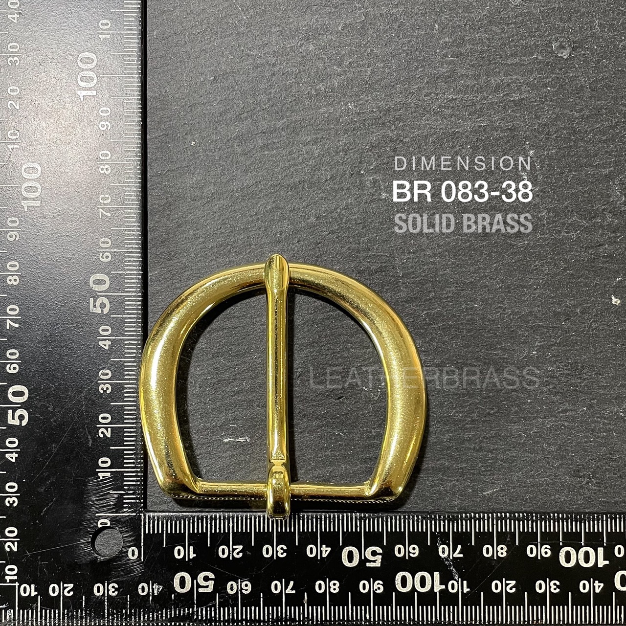 BR083 หัวเข็มขัดสายกระเป๋า ทรงเกือกม้า อะไหล่ทองเหลืองแท้ อุปกรณ์งานหนัง leatherbrass**ราคาต่อชิ้น**