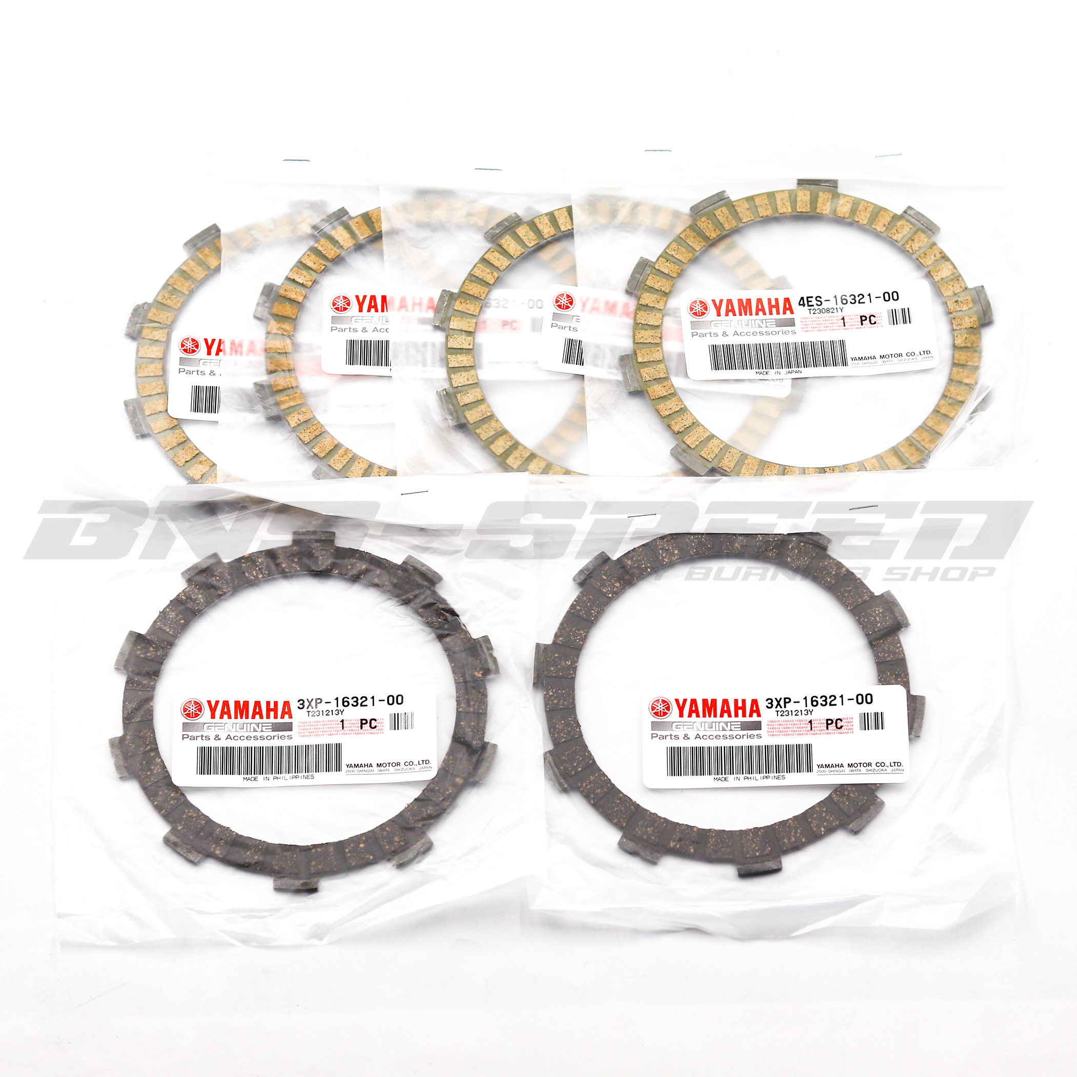 ชุดแผ่นครัช 6 แผ่น Yamaha YZ65 2018-24, YZ85 2002-24