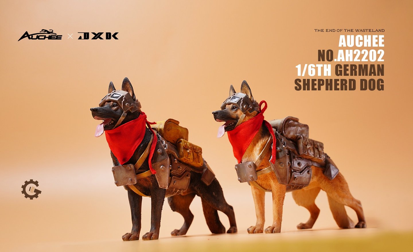 [สั่งจอง]Auchee × JXK 1/6 AH2202A/B : German Shepherd Dog