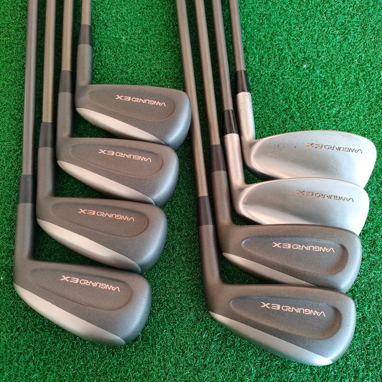 ชุดเหล็ก MIZUNO VANGUNRD EX มีเหล็ก 4 - 9 PW FW ก้าน TECHNO FLEX F-R สภาพสวยเดิม ก้านกริพเดิมหมด