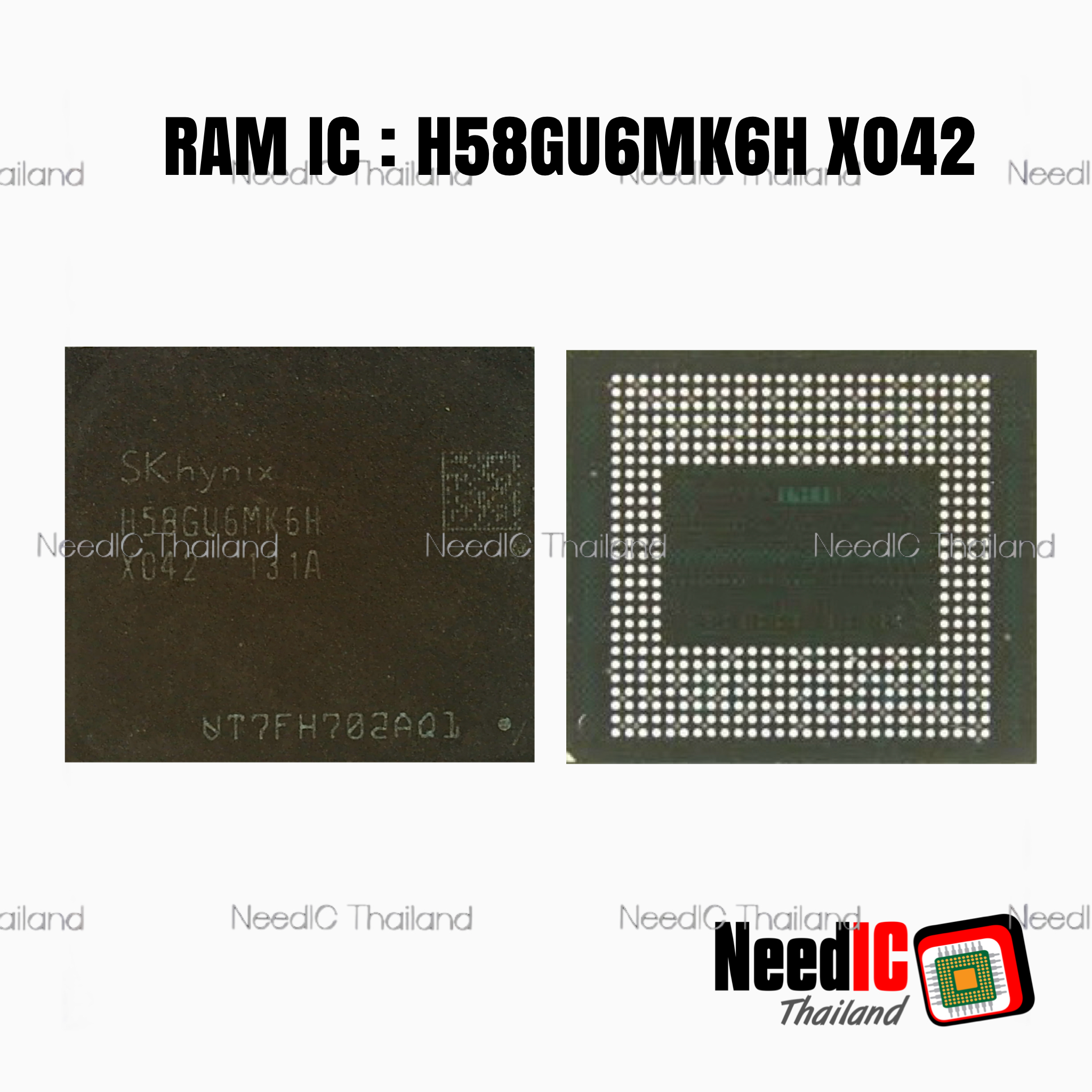 RAM IC : H58GU6MK6H X042 (SKhynix)