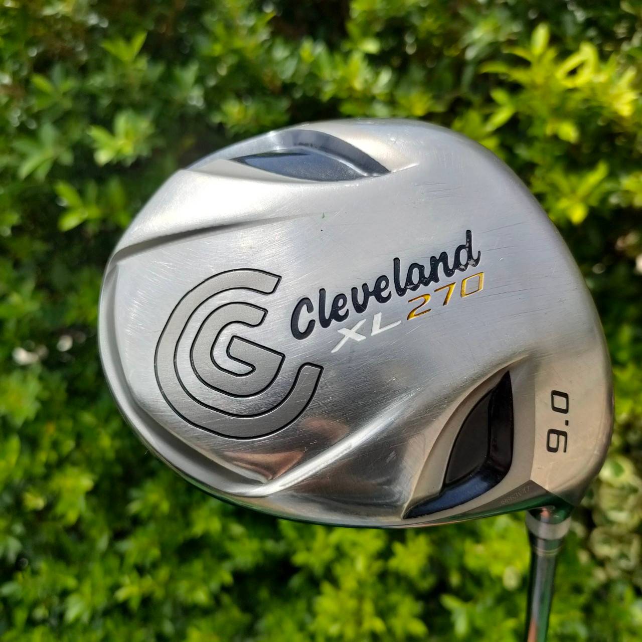 DRIVER CLEVELAND XL270 องศา 9 ก้านโม FLEX R หัวใหญ่ ตีไกลจัดๆ เสียงสนั่น หน้าสัมผัสได้มียิงเลเซอร์บางๆ เพื่อให้เกิดแบคสปิด ลดไซด์สปิน และสวีตสปอตกว้างมากๆ ไม้กอล์ฟมือสอง ของแท้ BY NakaraLuxurious