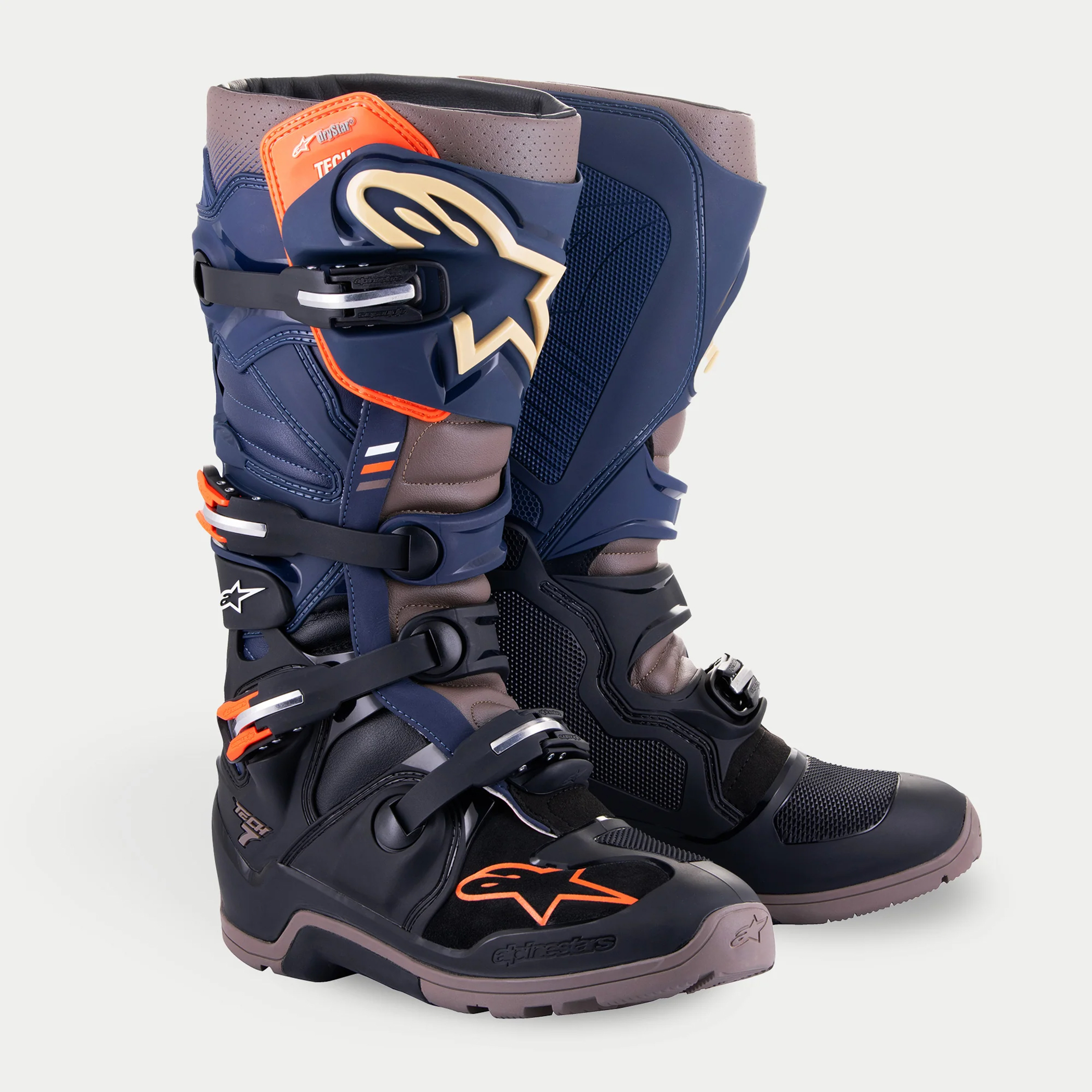 รองเท้า Alpinestars Tech7 Enduro Drystar® Boot - Black Night/Navy/Warm Gray