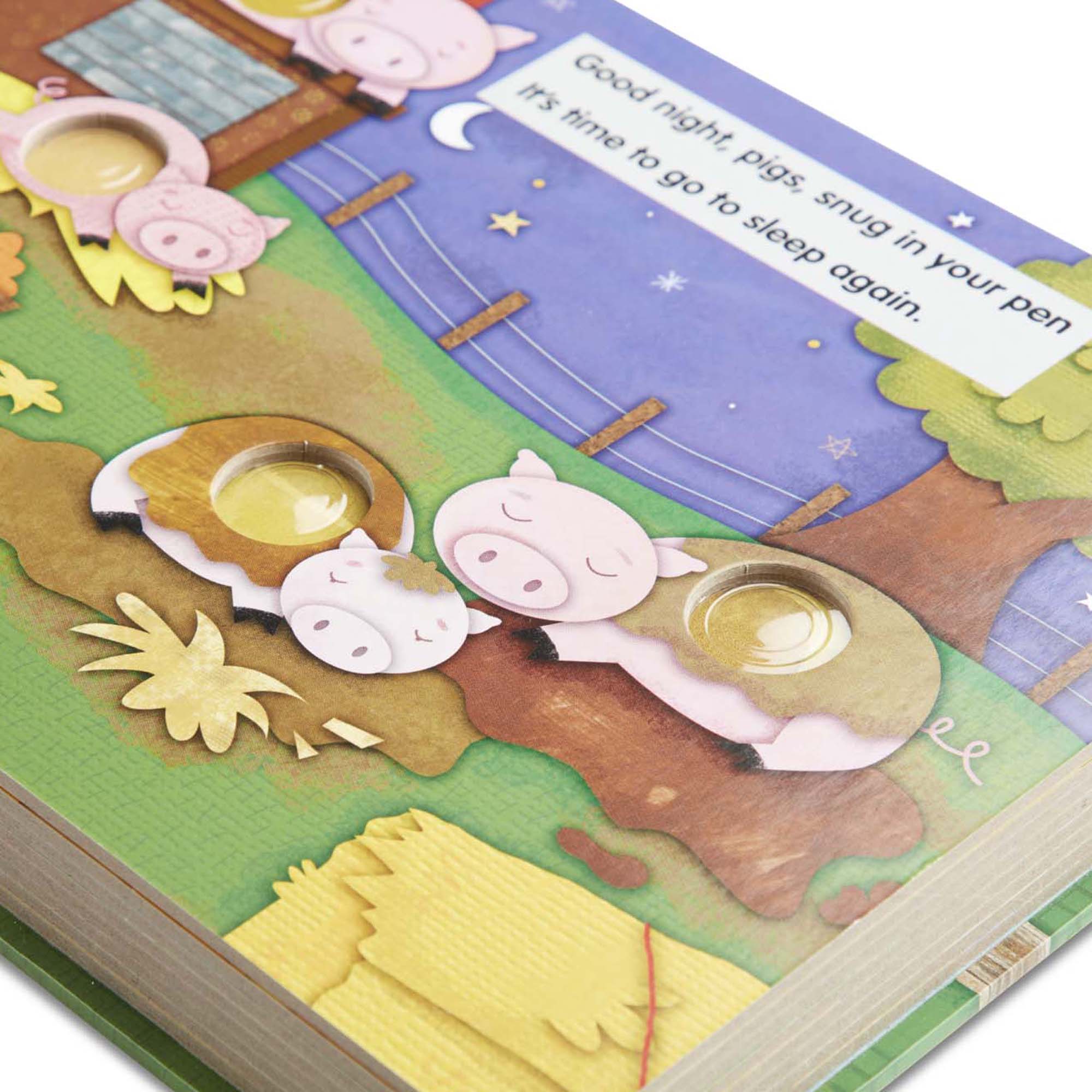 Poke-A-Dot: Goodnight, Animals หนังสือปุ่มกด รุ่นสัตว์ก่อนนอน อ่านไป กดไป ดึงดูดความสนใจ สนุก! Melissa & Doug