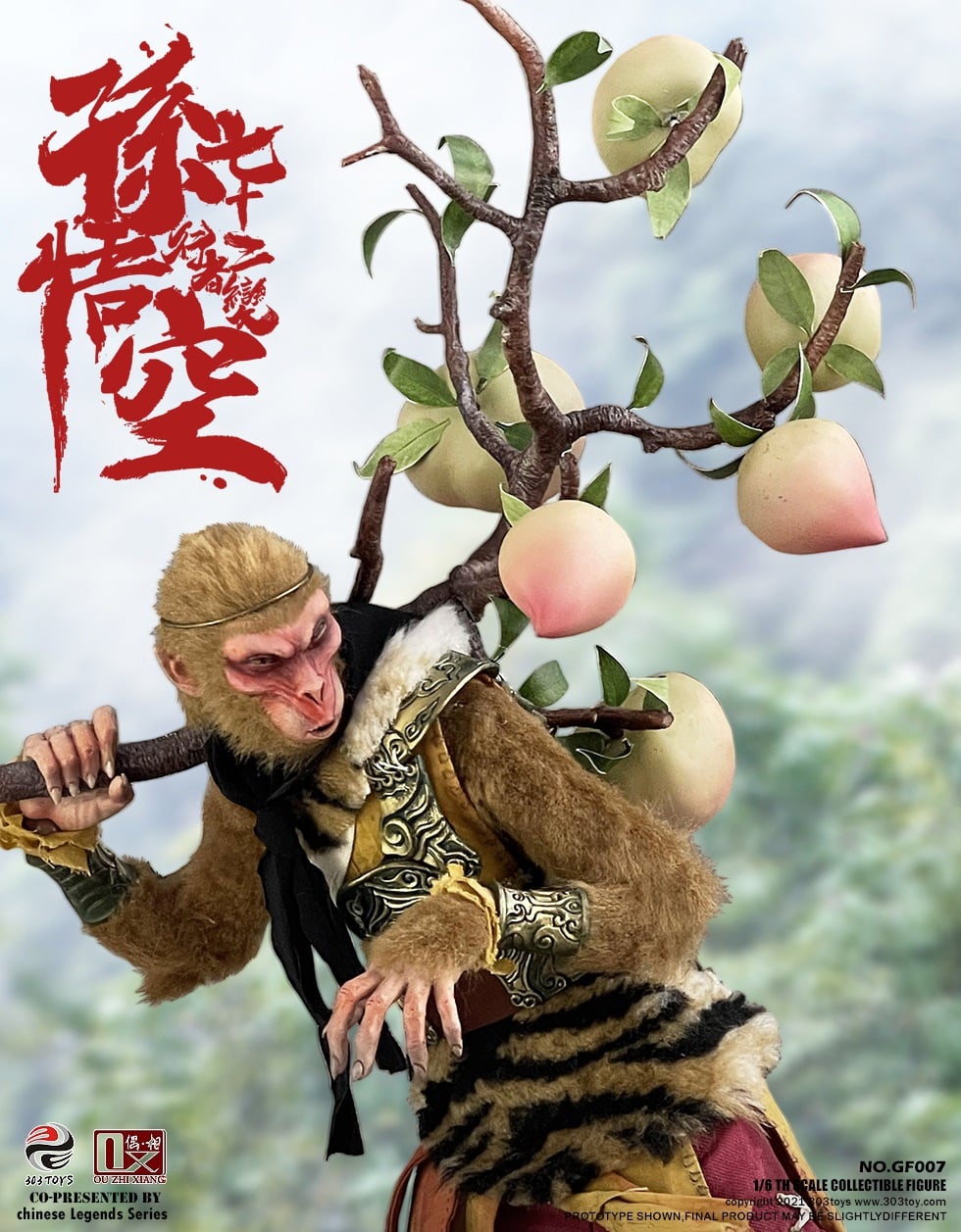 [สั่งจอง]303TOYS X OUZHIXIANG 1/6 : CHINESE LEGENDS SERIES - SNEAKING ON YALONG HILL: SUN WUKONG - 72 METAMORPHOSES