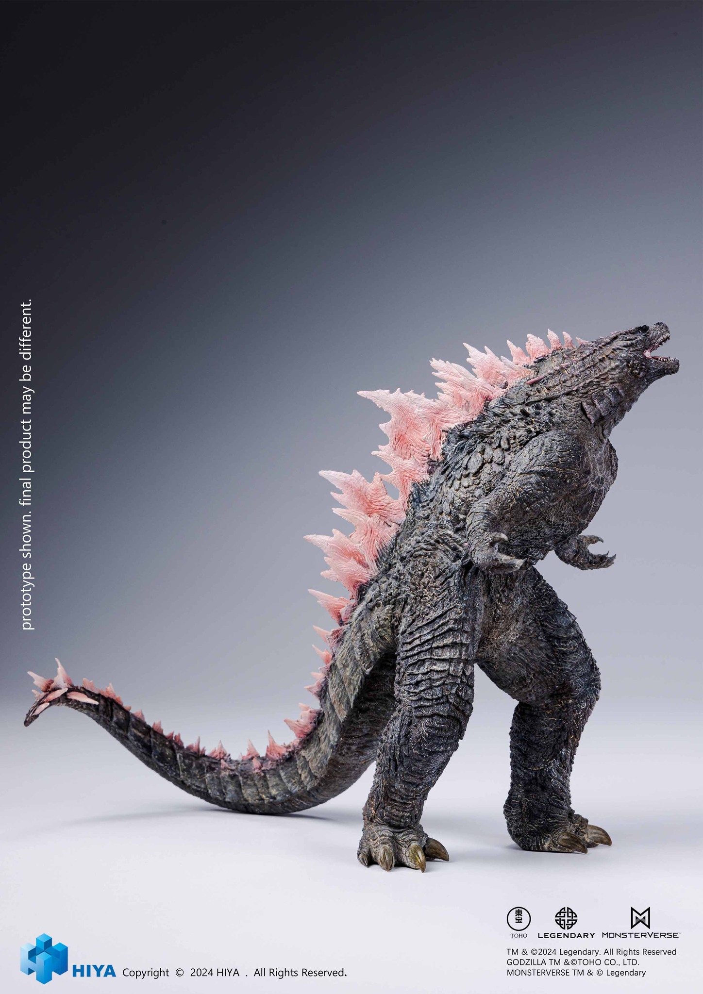 [พร้อมส่ง] "HIYA Stylist Series SSG0420 : Godzilla x Kong The New Empire Godzilla Evolved Ver. PVC statue (สูง 18ซม. ไม่มีจุดขยับครับ)"