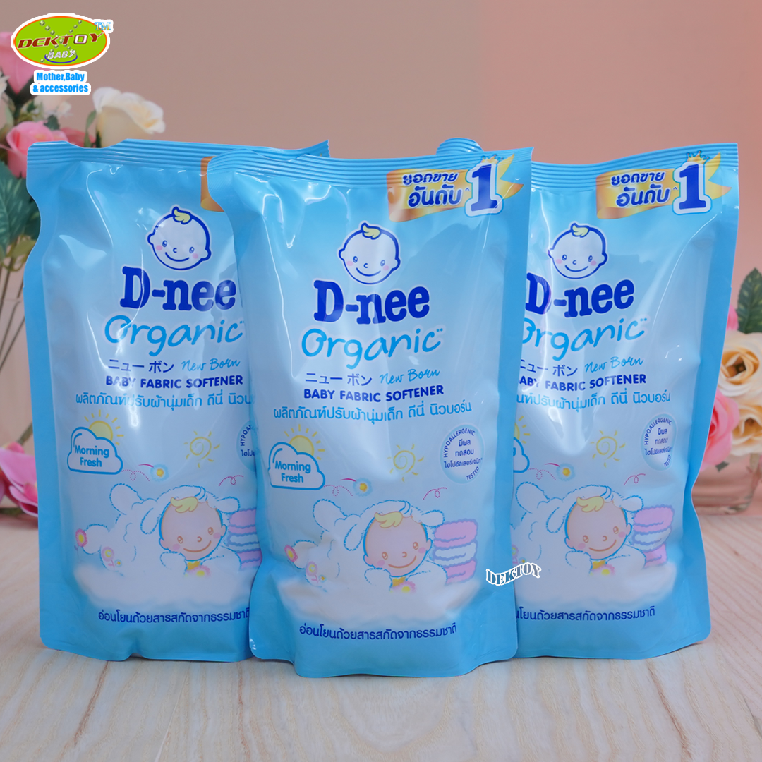 D-nee ดีนี่น้ำยาปรับผ้านุ่มดีนี่ กลิ่น Morning Fresh 550 มล.สีฟ้า