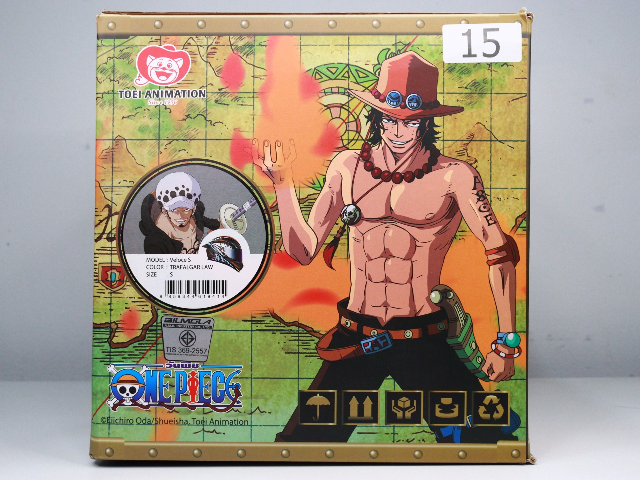 หมวกกันน็อค BILMOLA วันพีช รุ่น Veloce S(TRAFALGAR LAW) Size:S