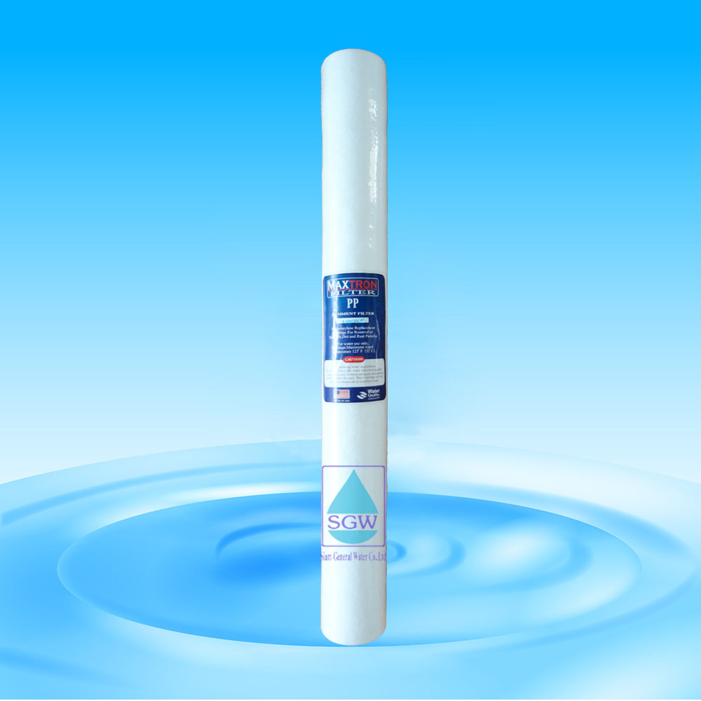 MAXTRON PP Sediment Filter # 1 Micron 30" (25 Pcs. / Box)