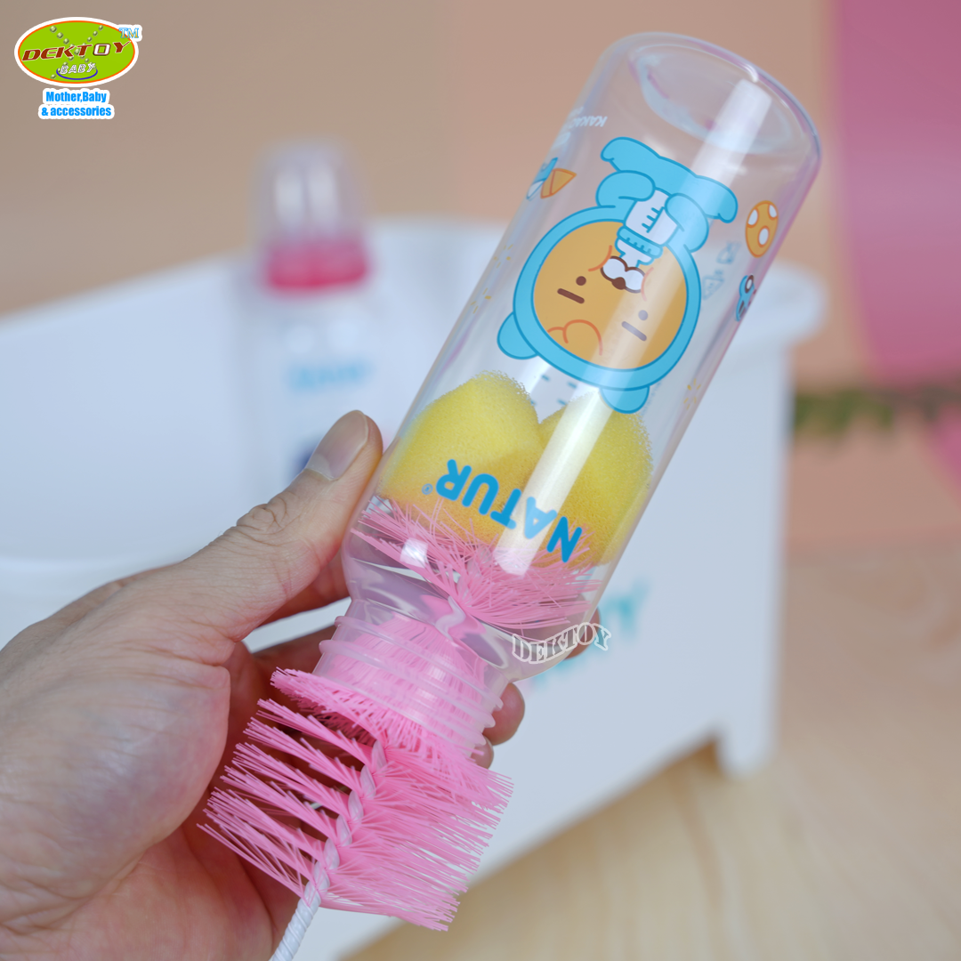 Gracekids เกรซคิดส์ เฮเธอร์ แปรงล้างขวดนมไนล่อนหัวฟองน้ำ