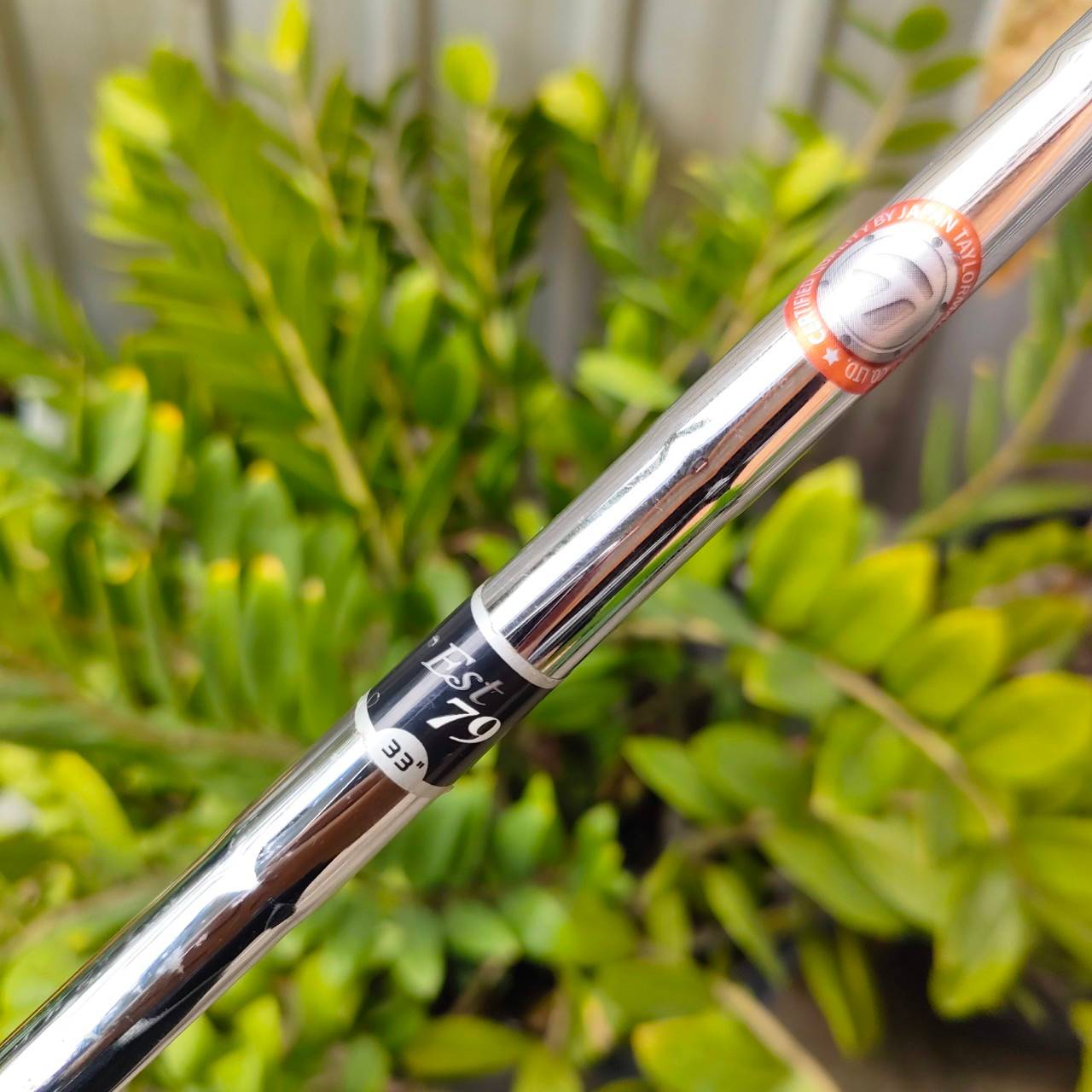 PUTTER TAYLORMADE EST 79 TM-110 ความยาว 33 นิ้ว ***กริฟเสื่อมสภาพ*** อินเสิร์จ Pure Roll เป็นไทเทเนียม เกาะไลน์มากๆ ใช้แล้วเวิร์คมาก ไม้กอล์ฟมือสอง ของแท้ BY NakaraLuxurious