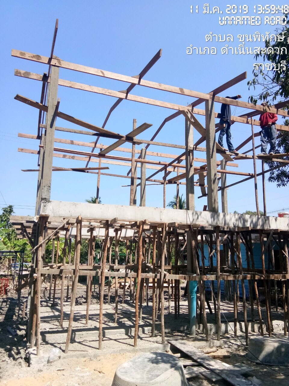 งานสร้าง ห้องพักครู รร.ดอนฟักทอง