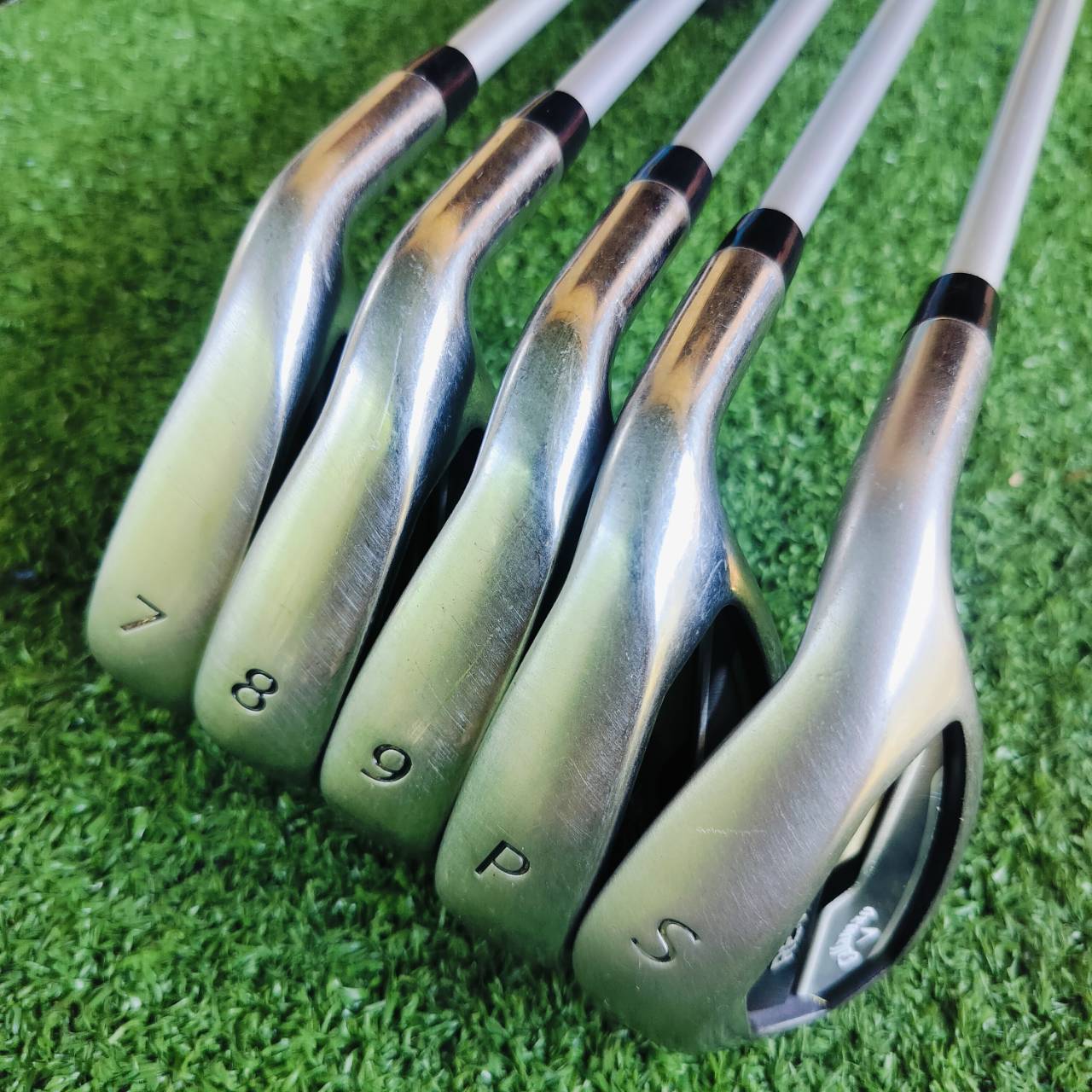 **ไม้กอล์ฟผู้หญิง** ชุดเหล็ก Callaway REVA เป็นสุดยอดไม้ผู้หญิงของ Callaway รุ่นใหม่กว่า Solaire ตีดีกว่ามาก ด้วยโฉมที่พรีเมี่ยมดูจริงจังมากกว่า วัสดุถูกอัพเกรดให้มีประสิทธิภาพมากขึ้น ไม้กอล์ฟพรีเมี่ยมมือสอง ของแท้ By NakaraLuxurious