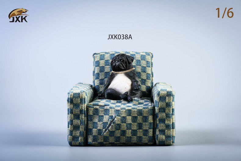 [สั่งจอง]JXK 1/6 JXK038A/B/C/D : Pug With Sofa Set