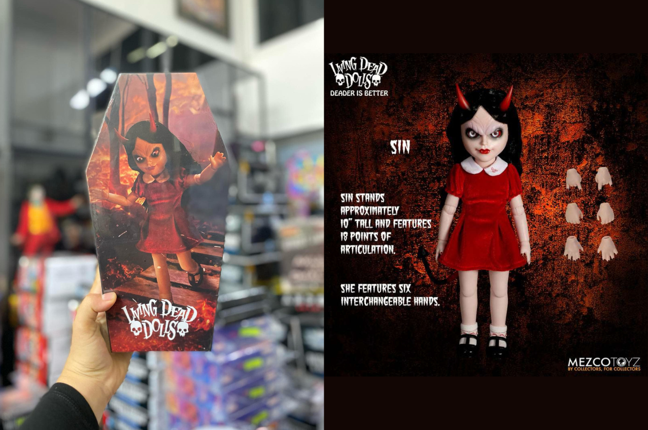 [พร้อมส่ง]Mezco toyz 10" : Living Dead Dolls - Sin
