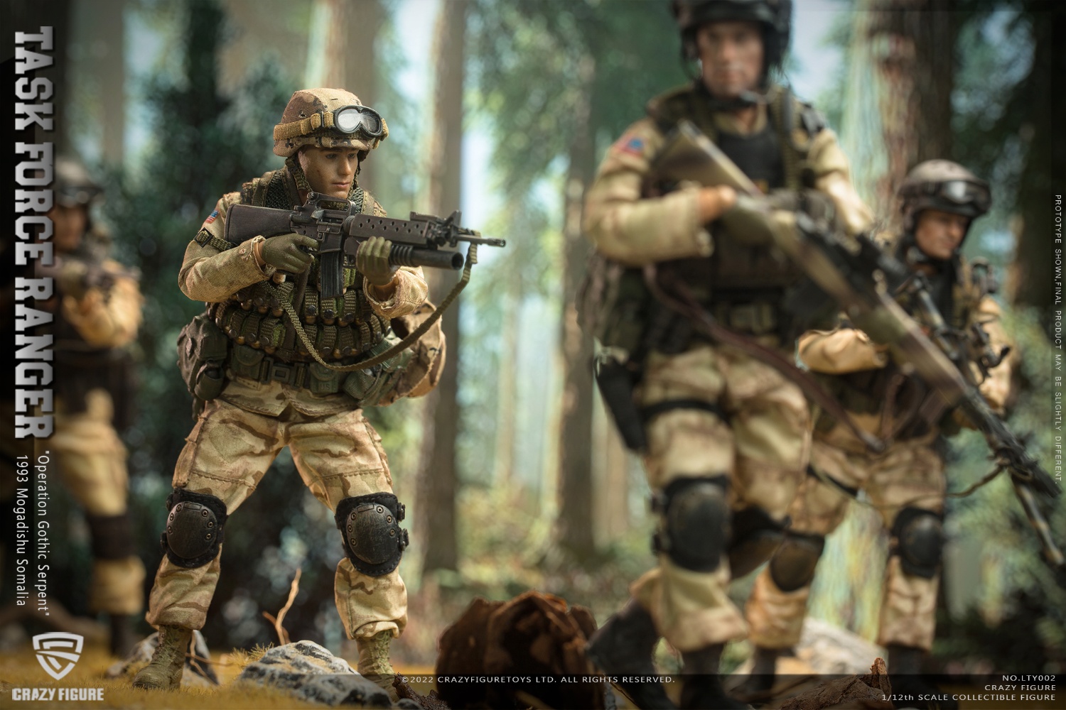 [สั่งจอง] Crazy Figure LTY002 CFTOYS 1/12 Task Force Ranger