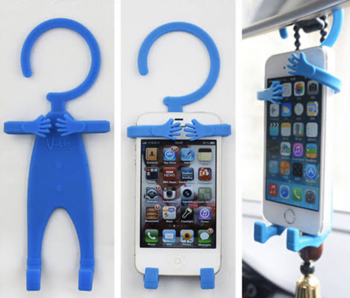 อุปกรณ์ยึด โทรศัพท์ มือถือ ใน รถยนต์ มอเตอร์ไซค์ แขวนโทรศัพท์ วางโทรศัพท์ ตั้งโทรศัพท์ Flexible cell Phone Holder 1 ชิ้น