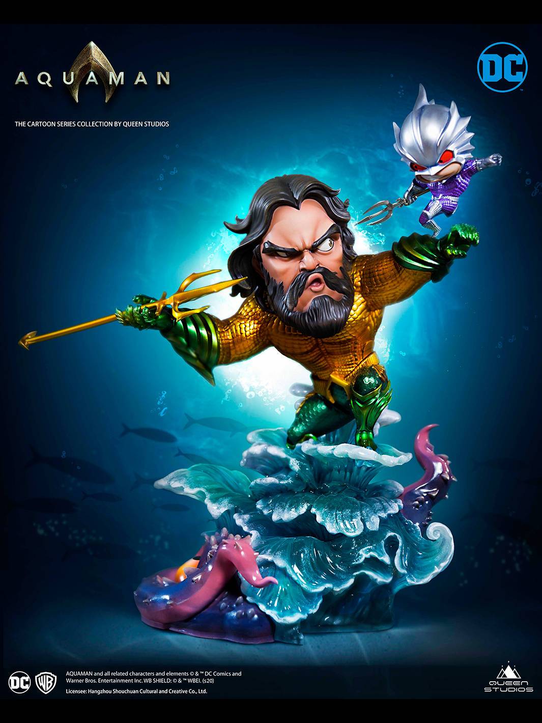 [สั่งจอง]QUEEN STUDIOS : Cartoon Aquaman Statue