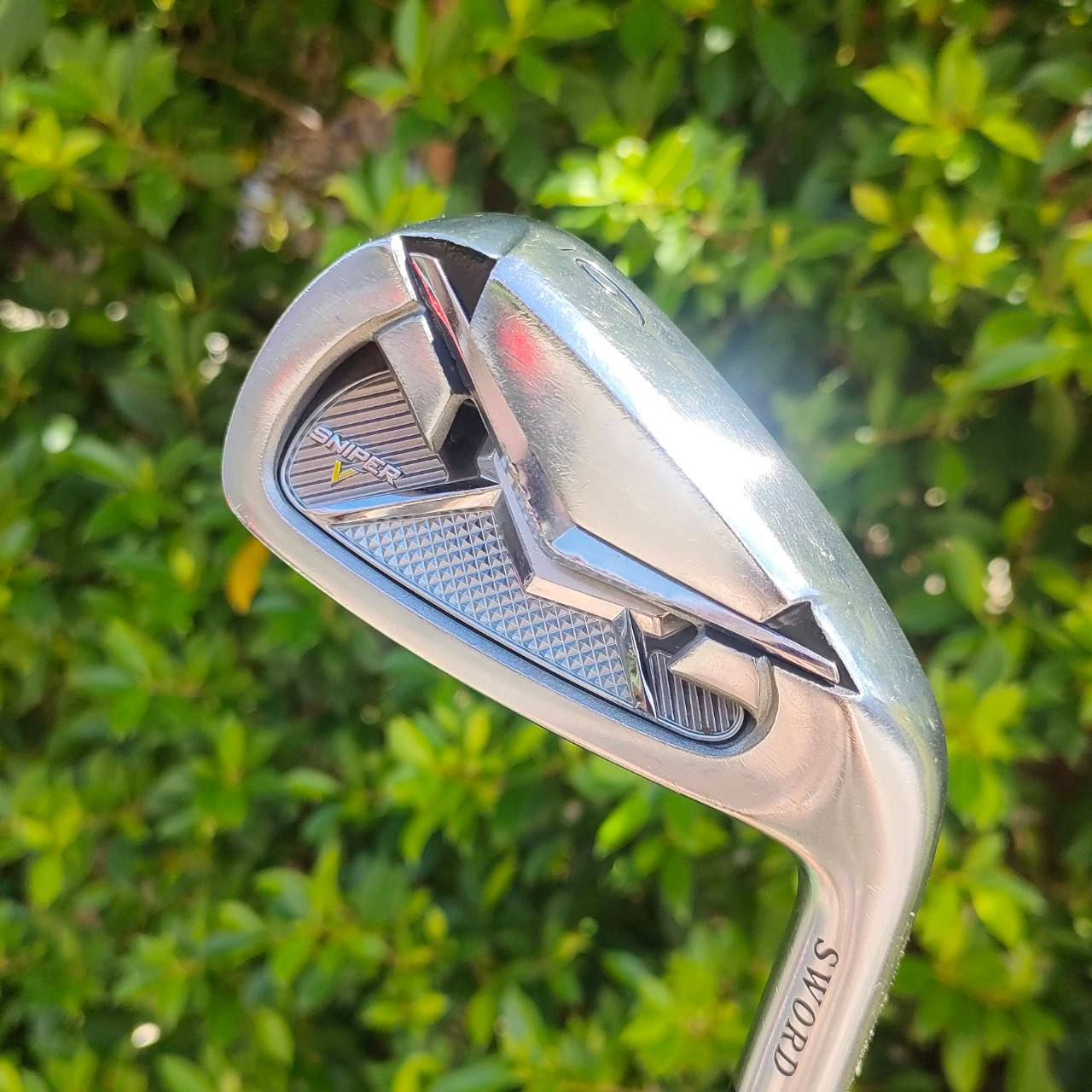 ชุดเหล็ก SWORD SNIPER V มีเหล็ก 6 - 9 เเละ PW AW SW ก้าน TOUR AD SWORD FLEX SR รุ่น PLATINUM สุดพรีเมี่ยม, ก้าน TOUR AD, กริพ IOMIC ไม้กอล์ฟมือสอง ของแท้ BY NakaraLuxurious