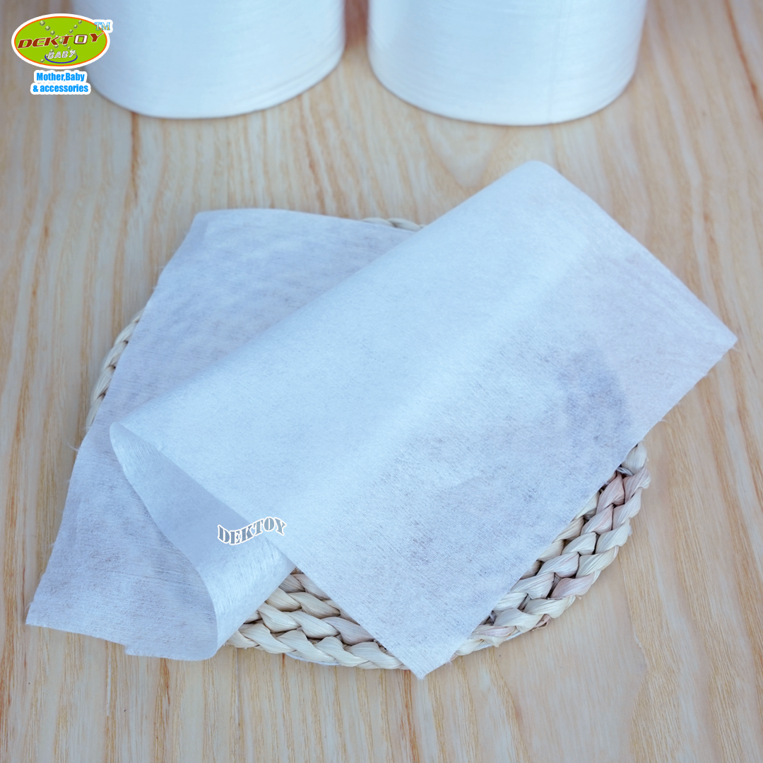 กระดาษเยื่อไผ่รองผ้าอ้อมเด็ก(1ม้วน100 แผ่น)