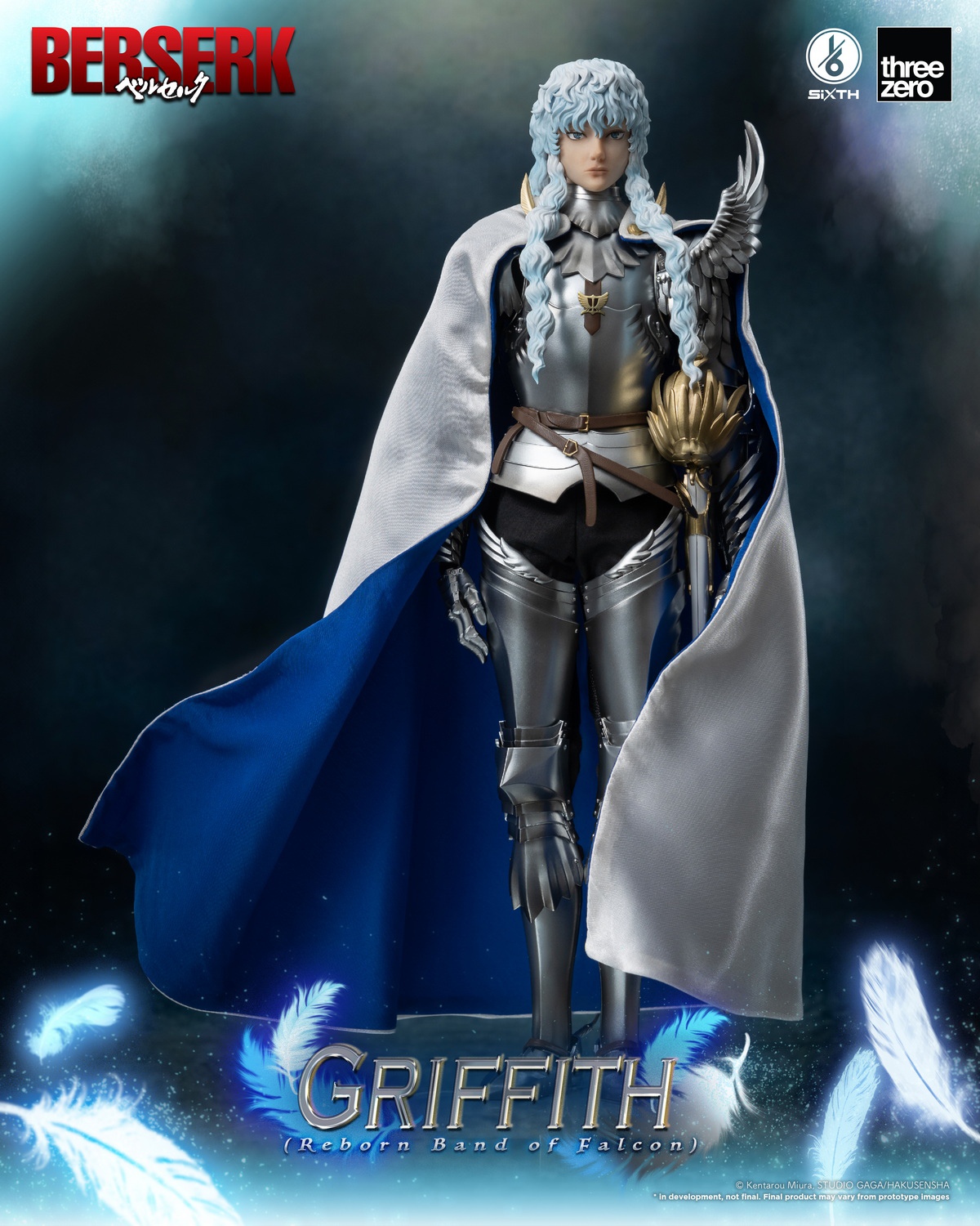 [พร้อมส่ง] Threezero 3Z00940W0 1/6 : Griffith (Reborn Band of Falcon) (เวอร์ชั่นปกติ)