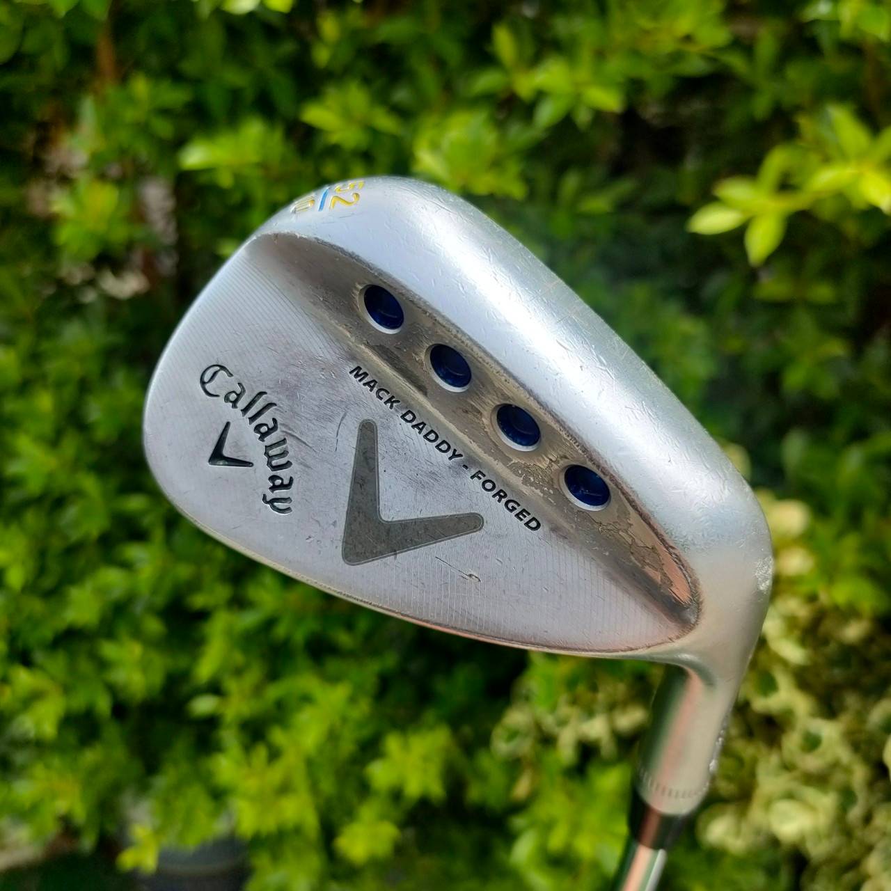 WEDGE CALLAWAY MACK DADDY FORGED องศา 52 เบาท์ 10 ก้าน DYNAMIC GOLD FLEX WEDGE ร่องแบบใหม่ 16 ร่อง เพื่อให้พลังในการสปินมากขึ้น ไม้กอล์ฟมือสอง ของแท้ BY NakaraLuxurious